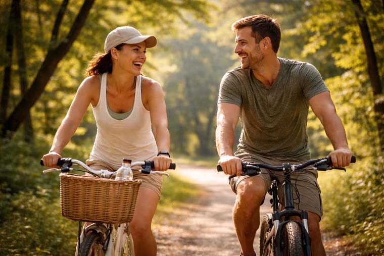 Gutschein für eine Radtour ins Grüne