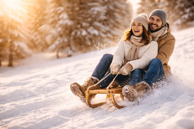 Gutschein für eine Schlittenfahrt