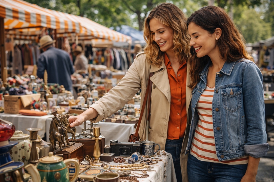 Gutschein für einen Flohmarktbesuch