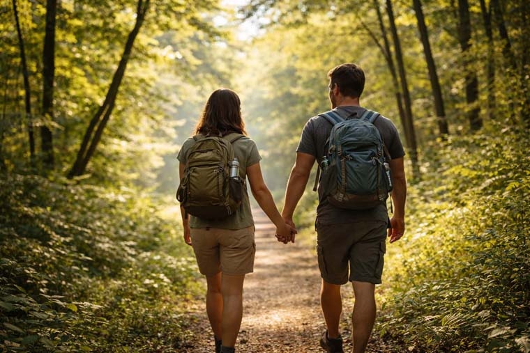 Gutschein für einen Waldspaziergang