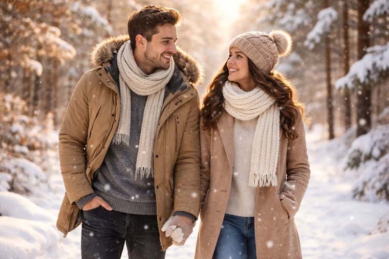 Gutschein für einen Winterspaziergang