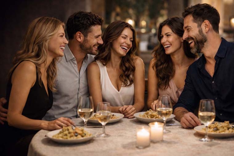 Gutschein für ein gemeinsames Abendessen