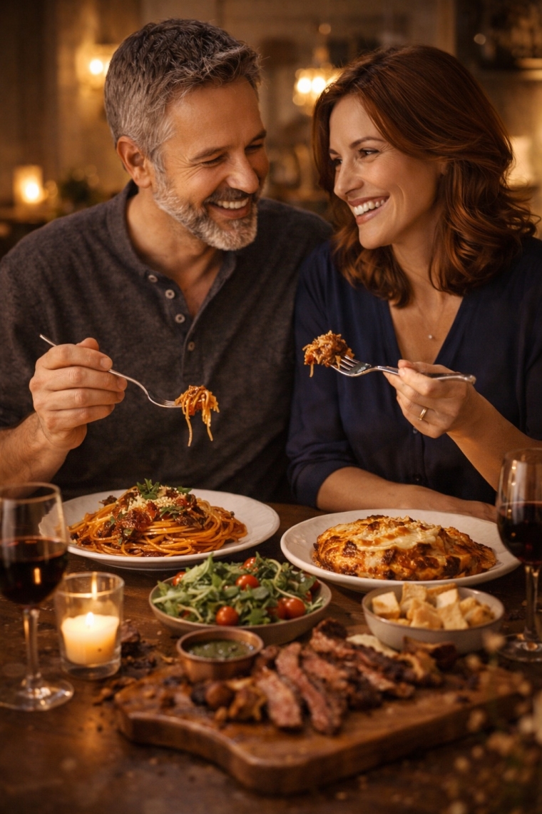 Gutschein für einen Abend mit Lieblingsessen