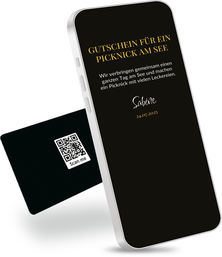 Gutscheinkarte zum selber ausfüllen